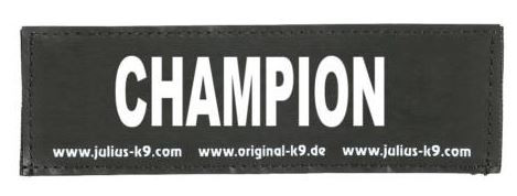 Julius K9 Velcro stickers S CHAMPION
